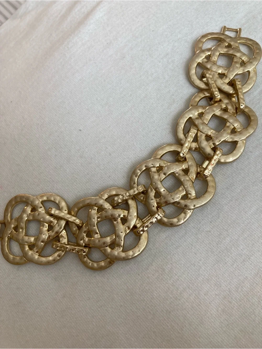Lia Sophia Gold Tone Chunky Bracelet
